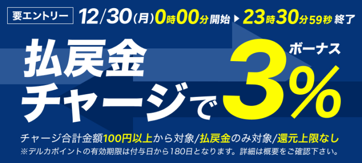楽天Kドリームスのチャージキャンペーン②