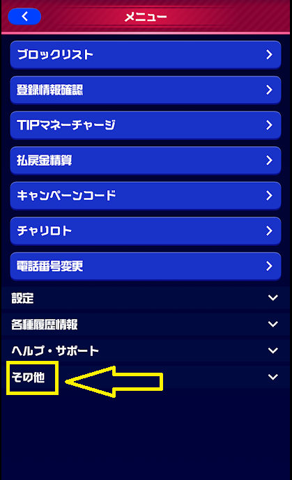 「その他」を選択