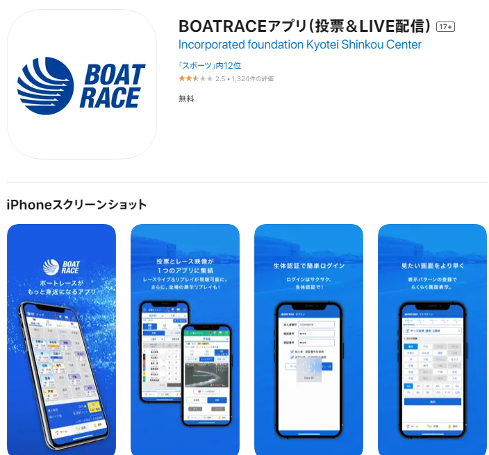 ボートレースアプリ